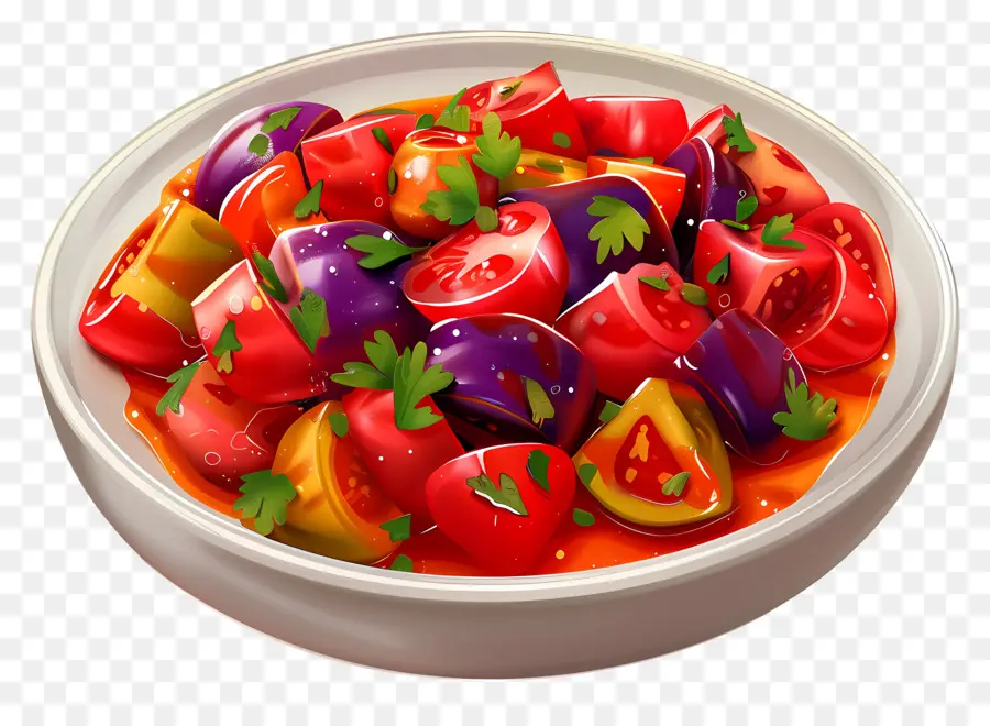 Comida Africana，Tigela De Salada Colorida PNG