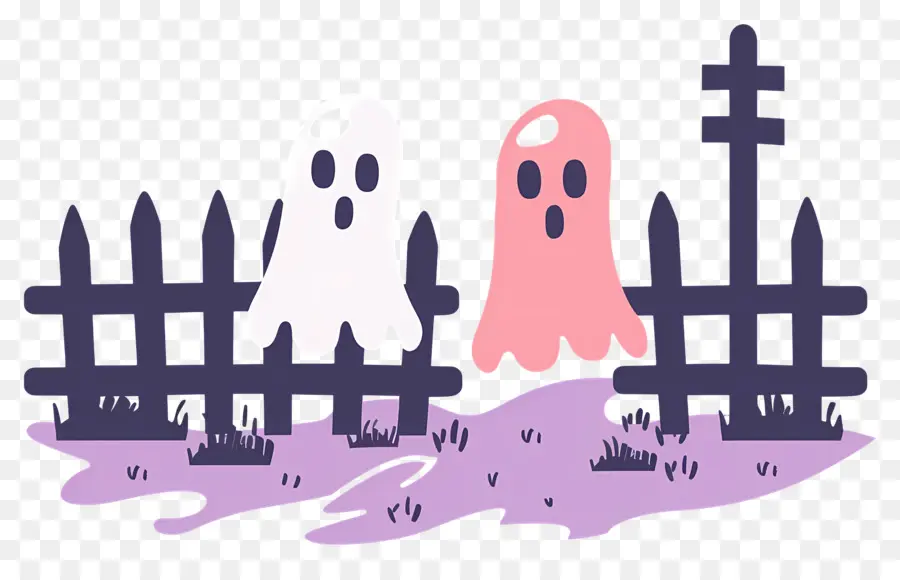 Cerca De Halloween，Fantasmas Por Cerca PNG