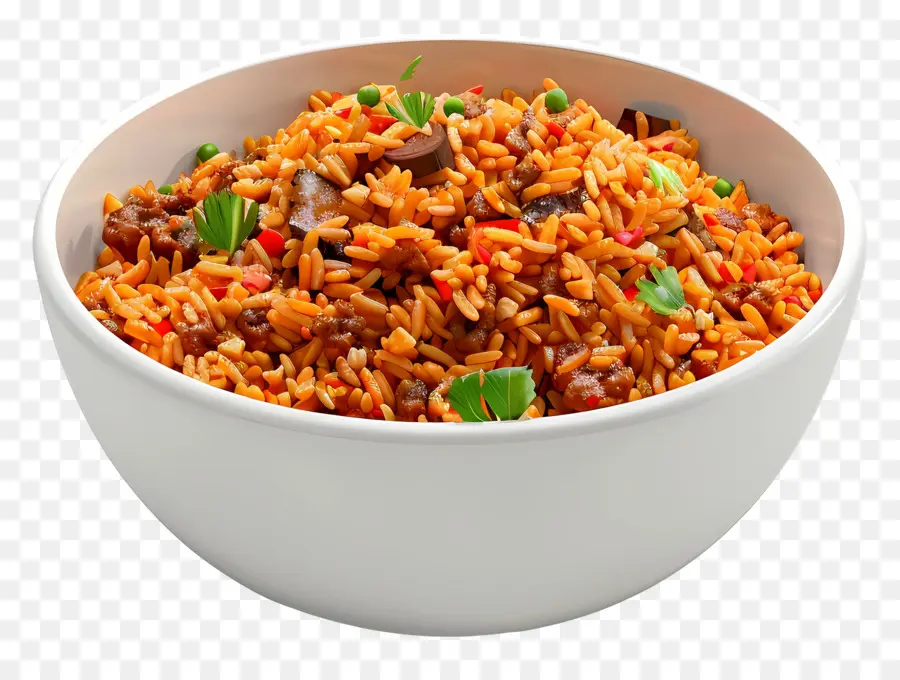 Comida Africana，Tigela De Arroz Jollof PNG