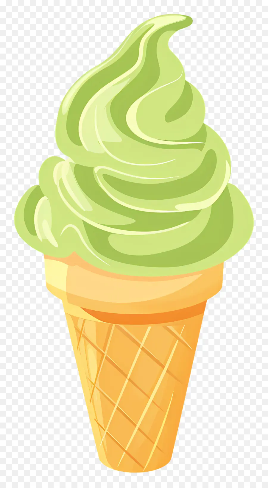 Sorvete Matcha，Casquinha De Sorvete PNG