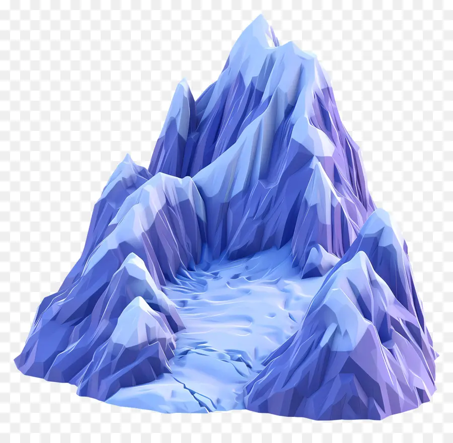 Montanha Dos Desenhos Animados，Iceberg PNG