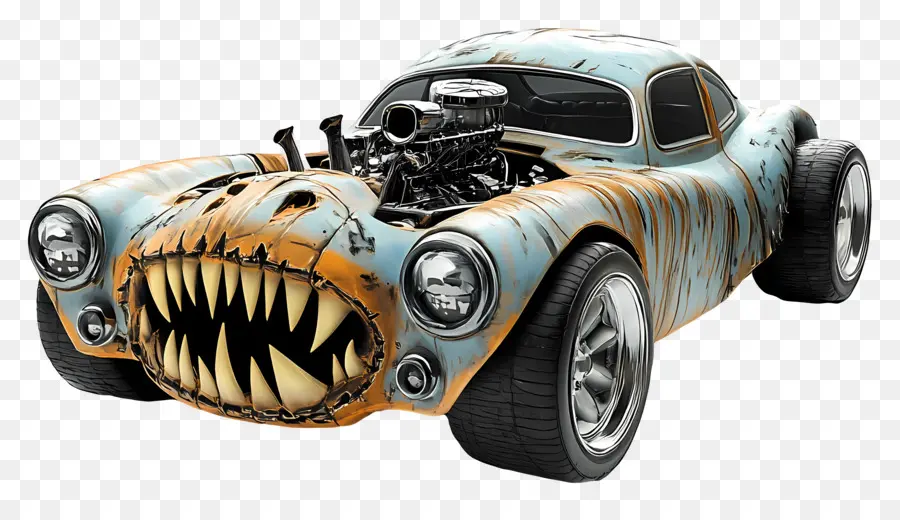 Caminhão Monstro Do Dia Das Bruxas，Carro Monstro PNG