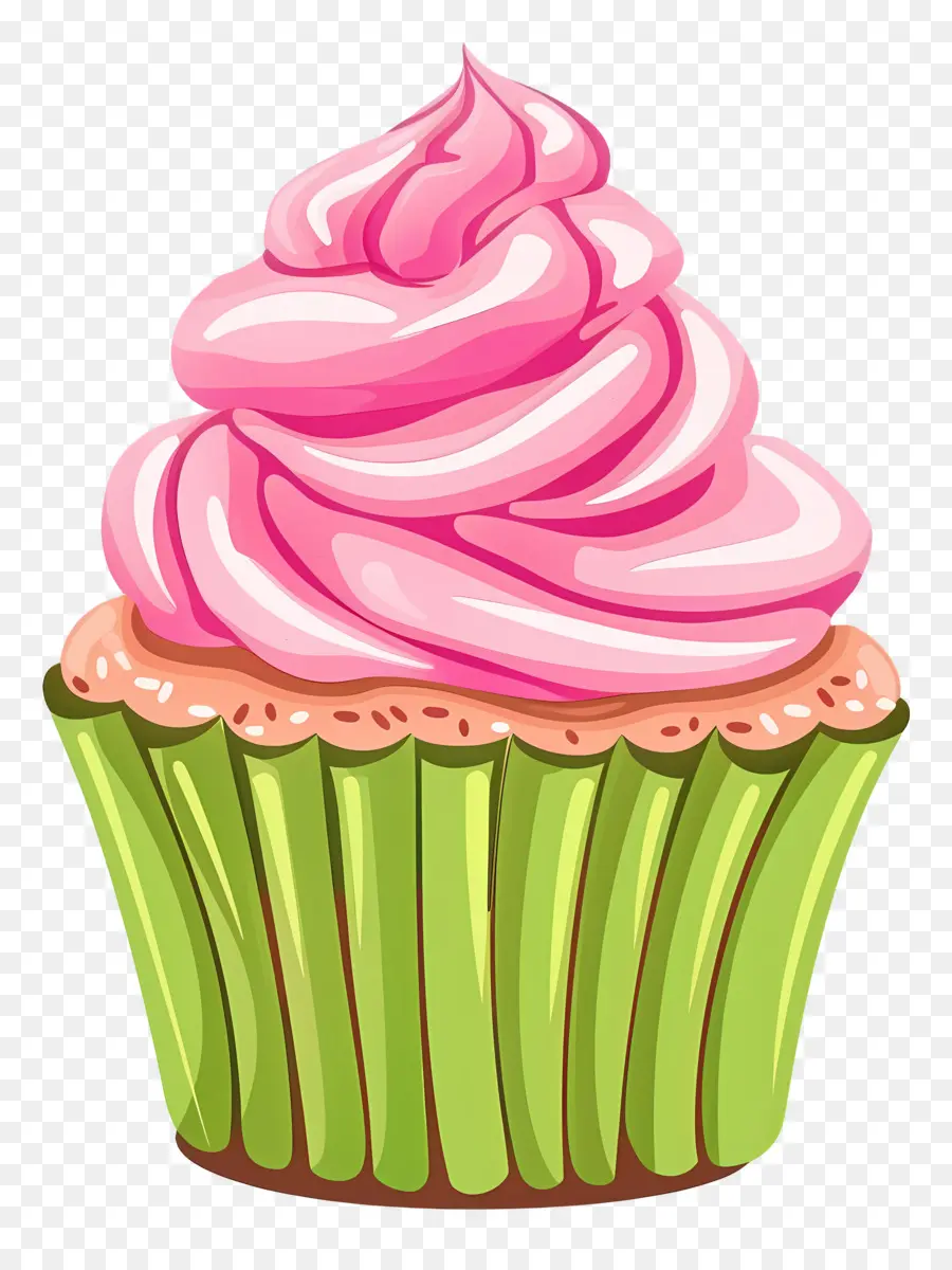 Cupcake Animado，Bolinho PNG