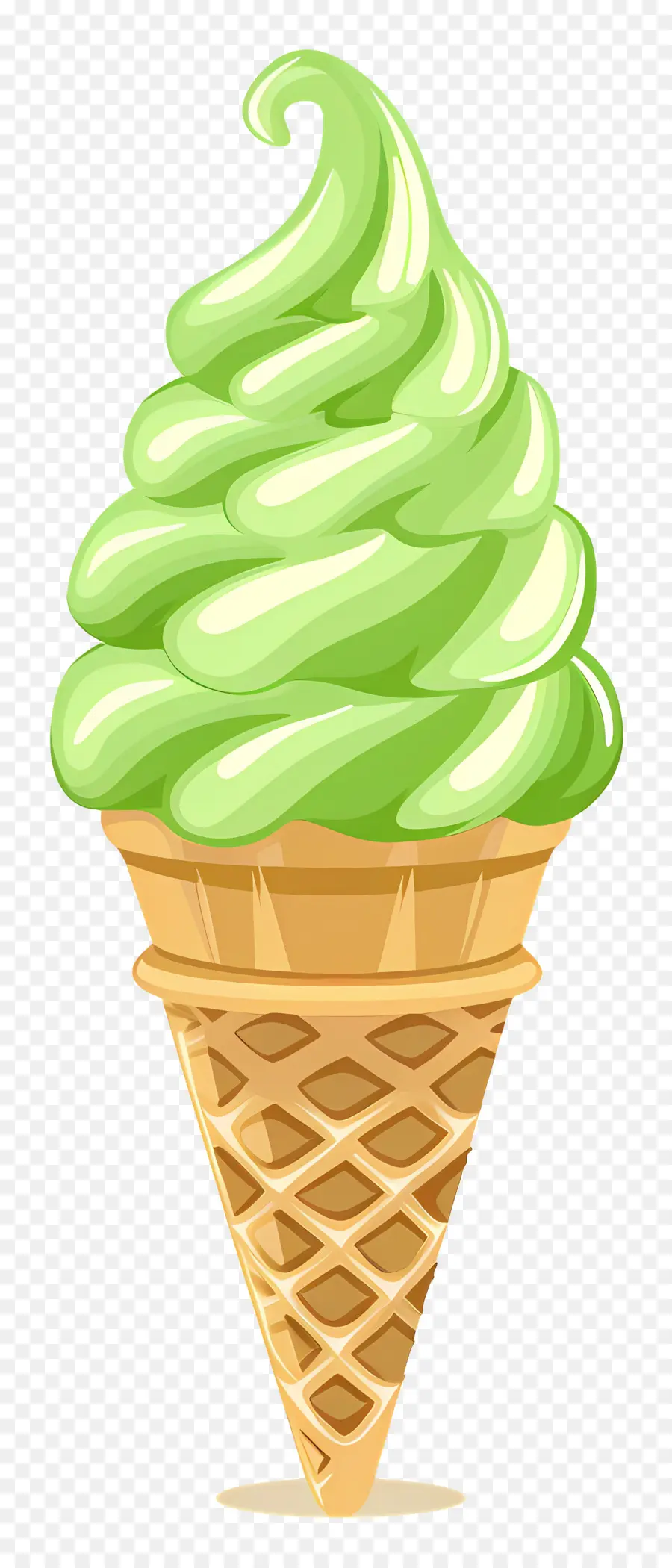 Sorvete Matcha，Casquinha De Sorvete PNG