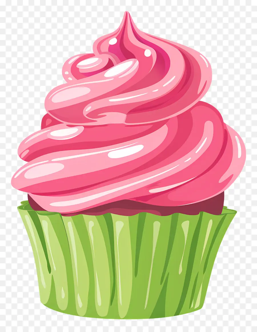 Cupcake Animado，Bolinho PNG