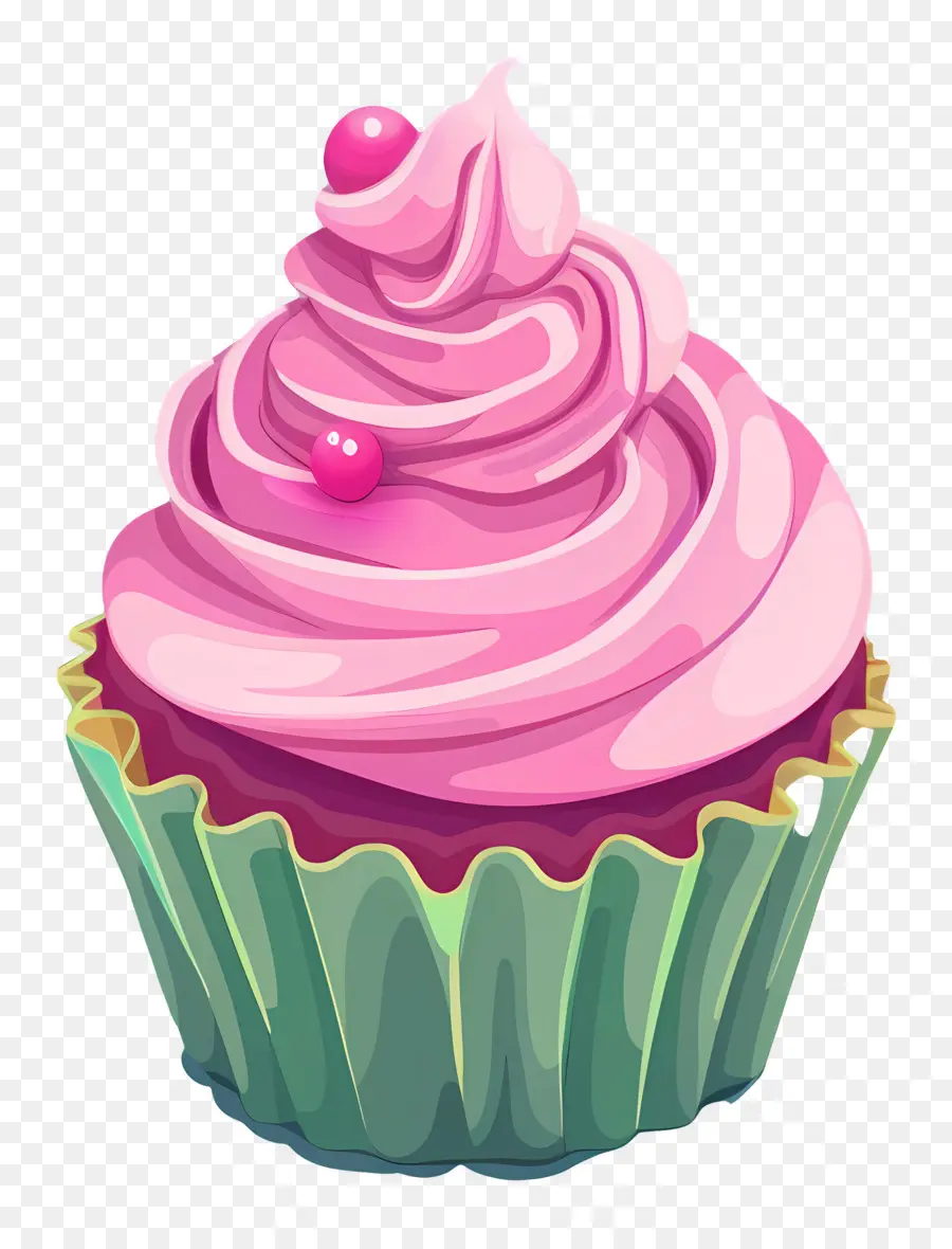 Cupcake Animado，Bolinho PNG