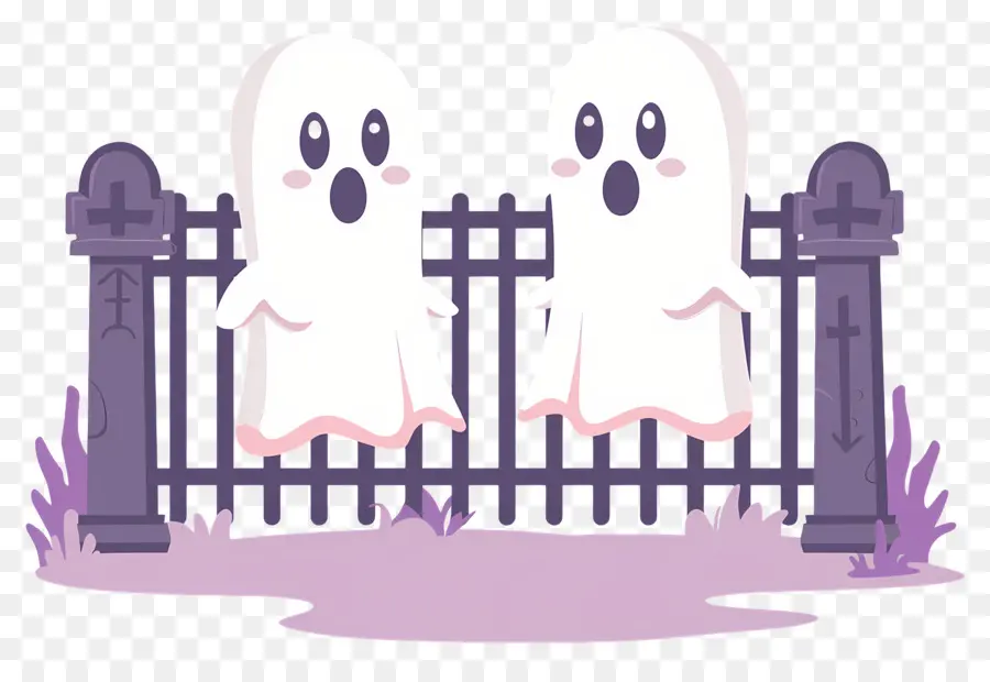 Cerca De Halloween，Fantasmas PNG