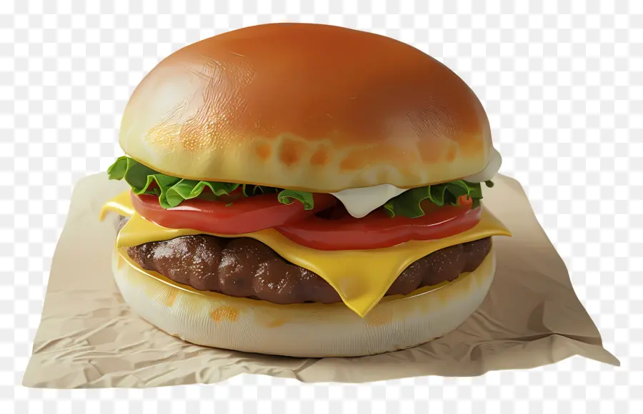 Hambúrguer Simples，X Burger PNG