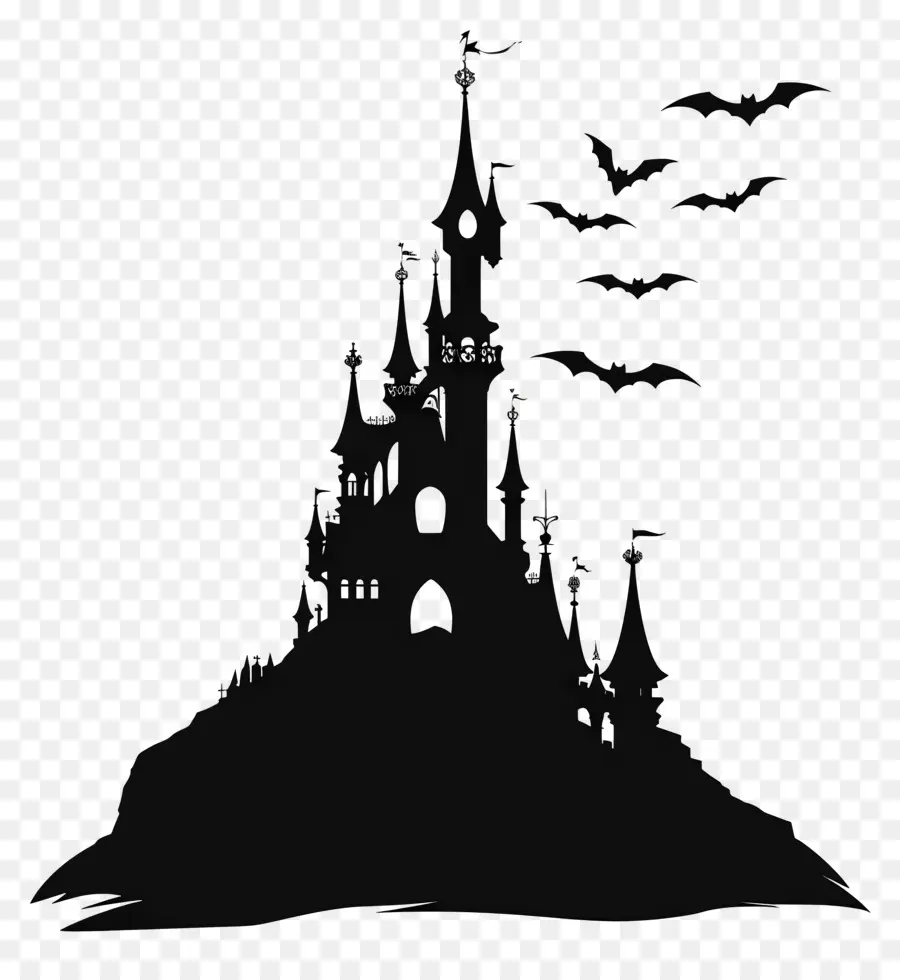 Castelo De Halloween Da Disney，Castelo Assombrado PNG