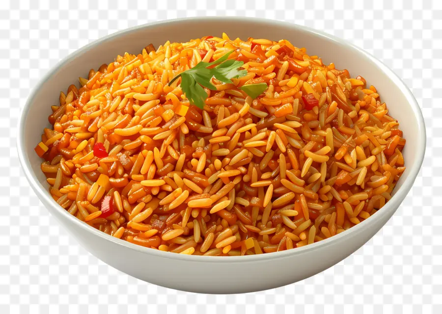 Comida Africana，Arroz Picante Com Enfeite PNG