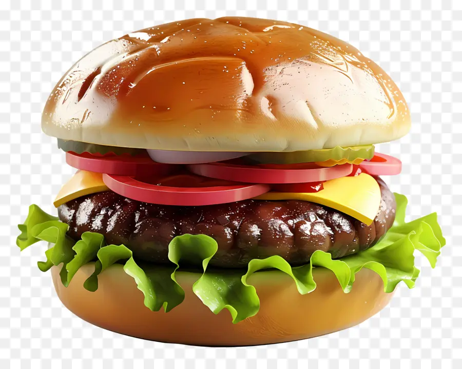 Hambúrguer Simples，X Burger PNG