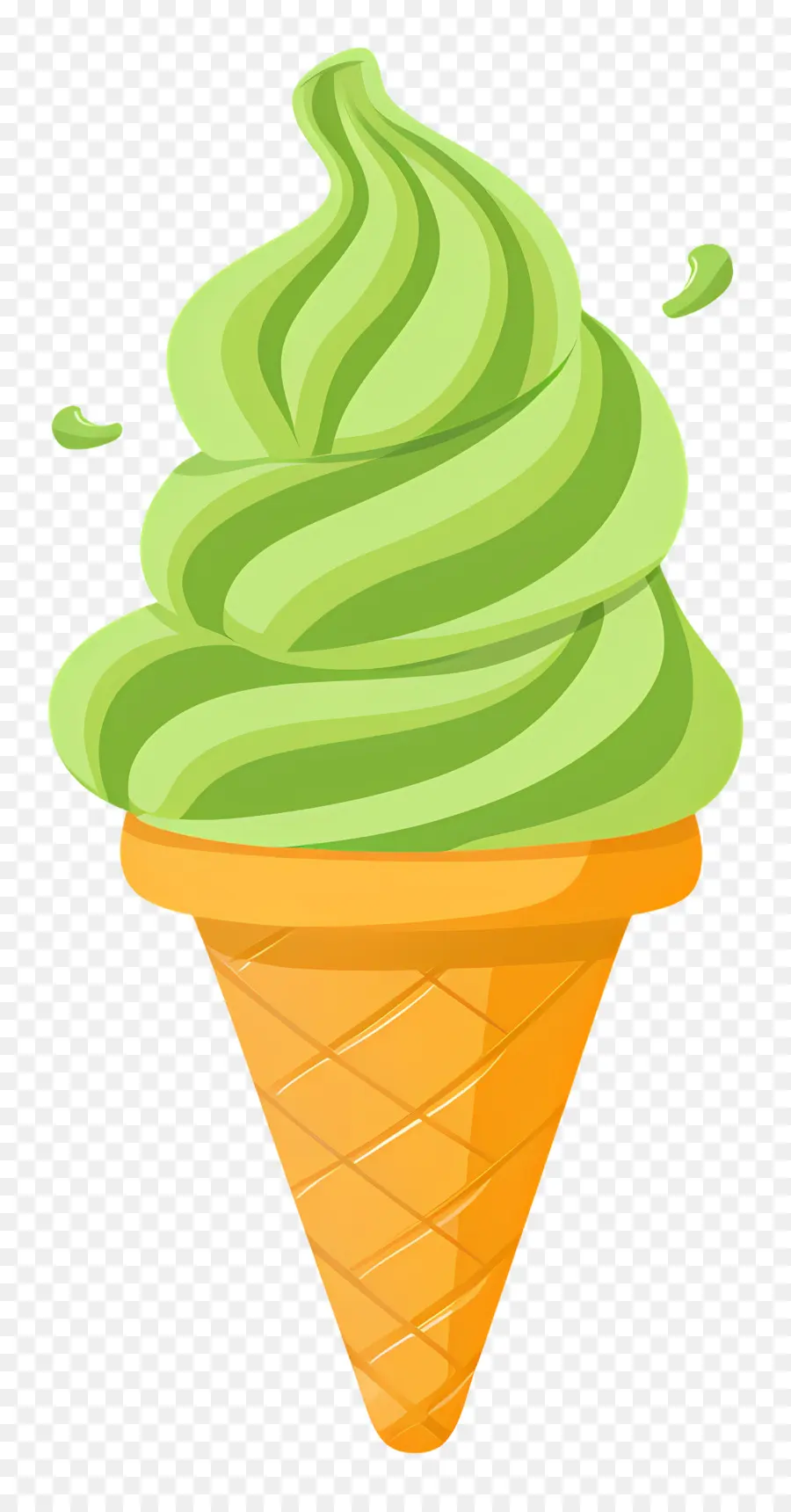 Sorvete Matcha，Casquinha De Sorvete PNG