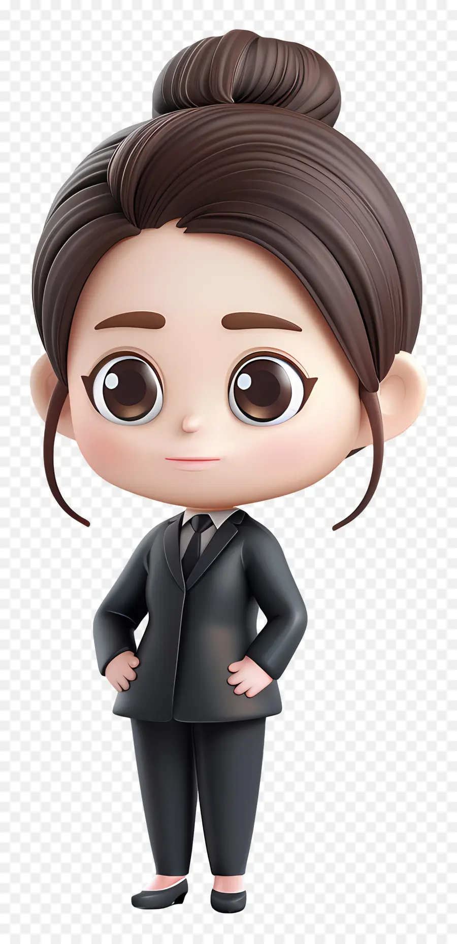 Garota Chibi，Empresária De Desenho Animado PNG