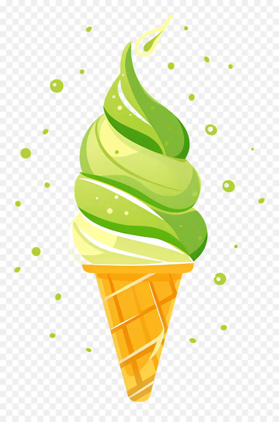 Sorvete Matcha，Casquinha De Sorvete PNG