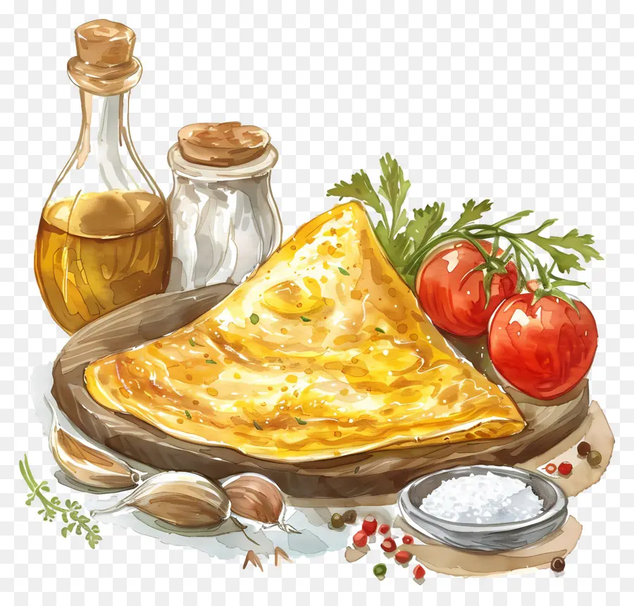 Omelete Espanhola，Omelete PNG