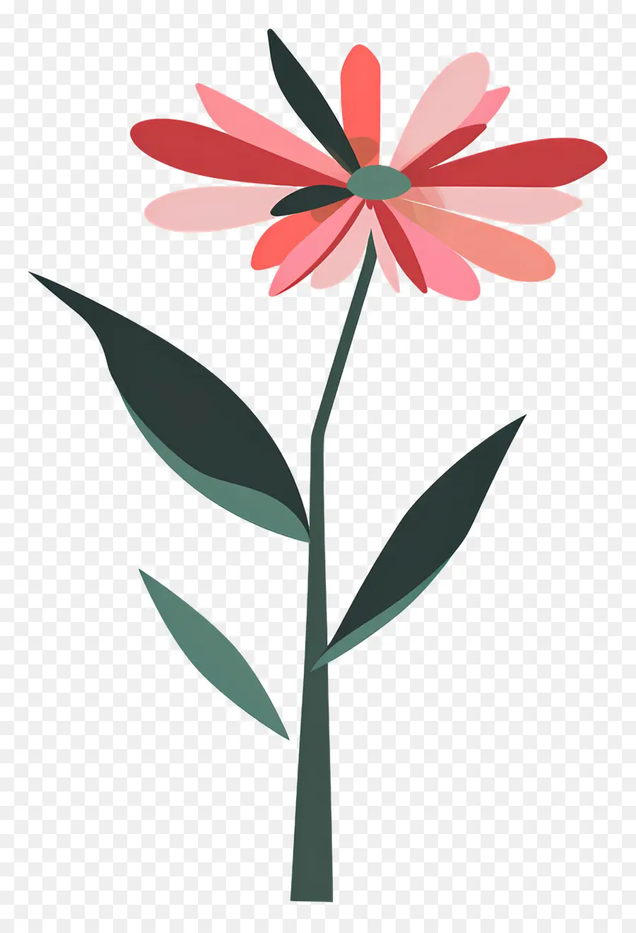 Flor única，Margarida Simples PNG