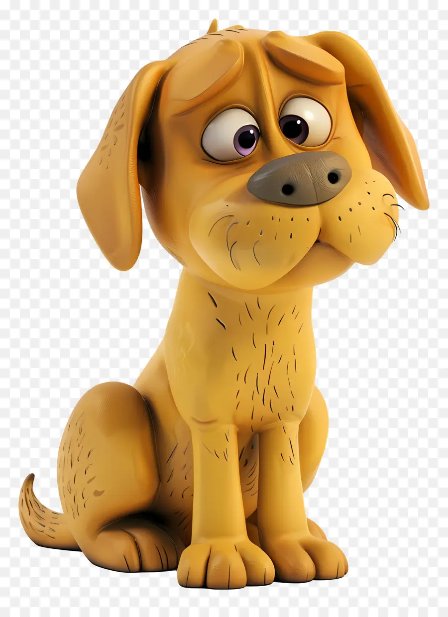 Cachorro 3d，Cachorro Triste PNG