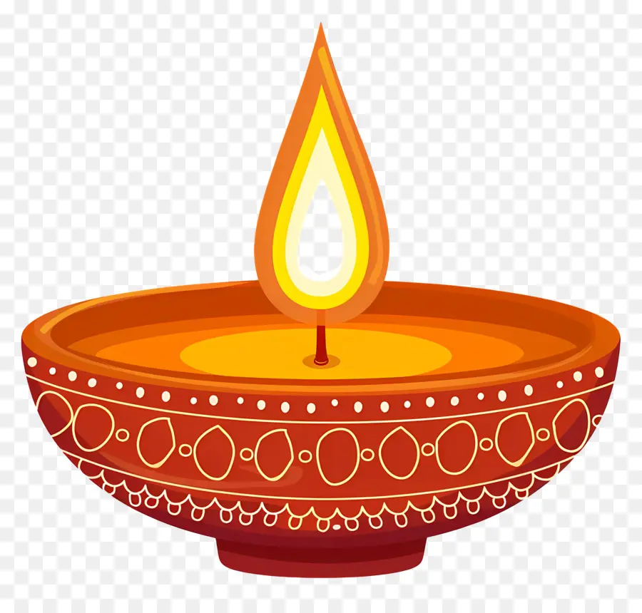 Diwali Diya，Lâmpada PNG