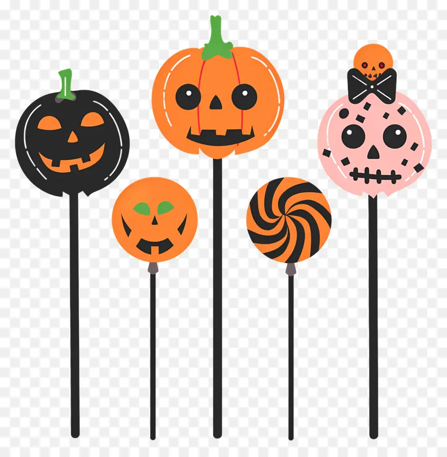 Pirulito De Halloween，Pirulitos De Halloween PNG