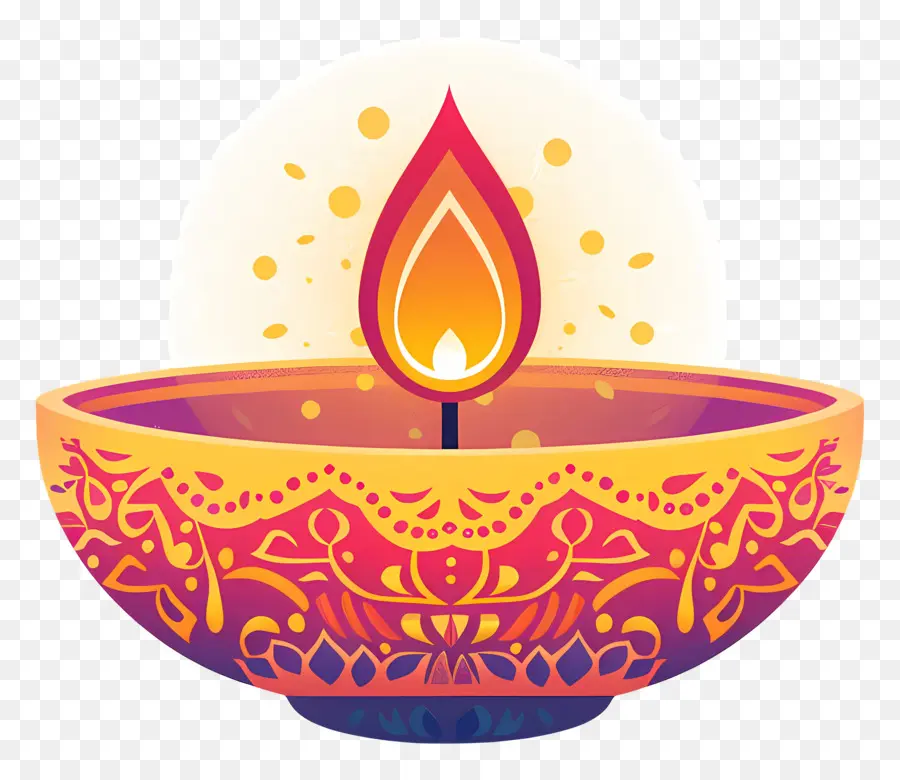 Diwali Diya，Diy Decorativo PNG