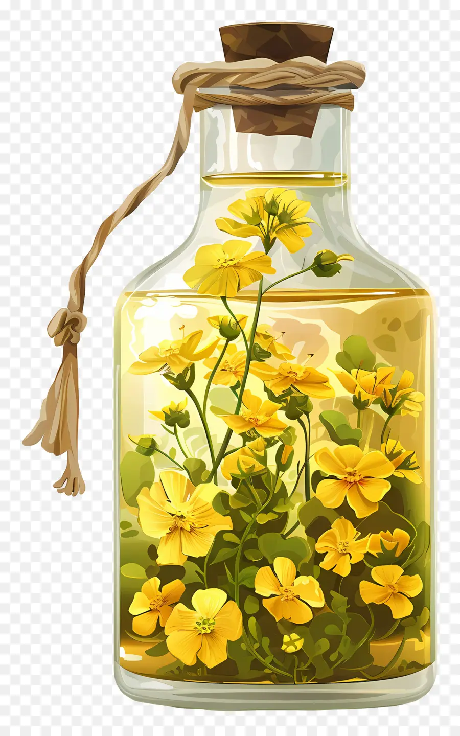 óleo De Canola，Garrafa De Flores PNG