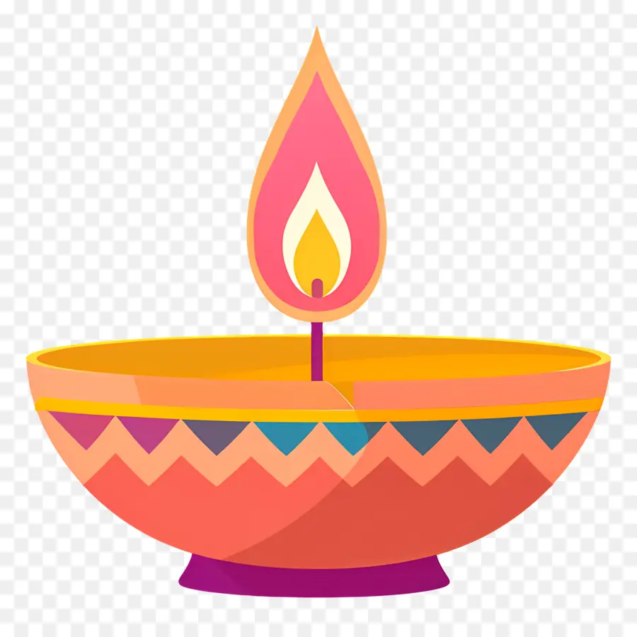 Diwali Diya，Lâmpada Diya PNG