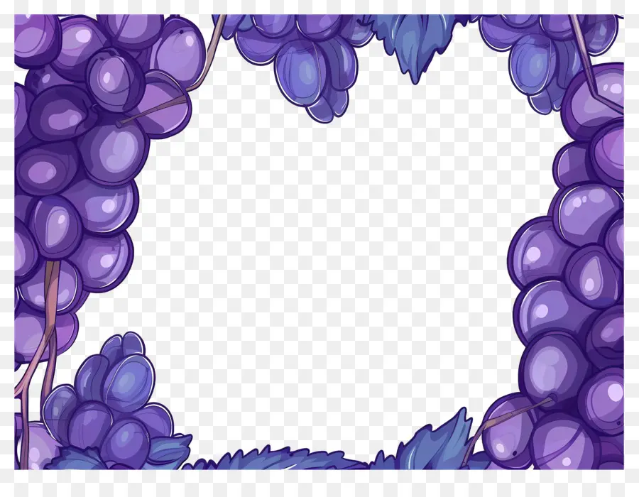 Borda De Uva，Moldura De Uvas PNG