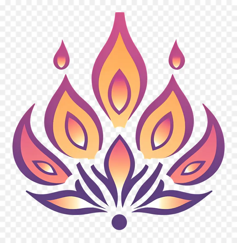 Deepavali，Desenho De Chama PNG