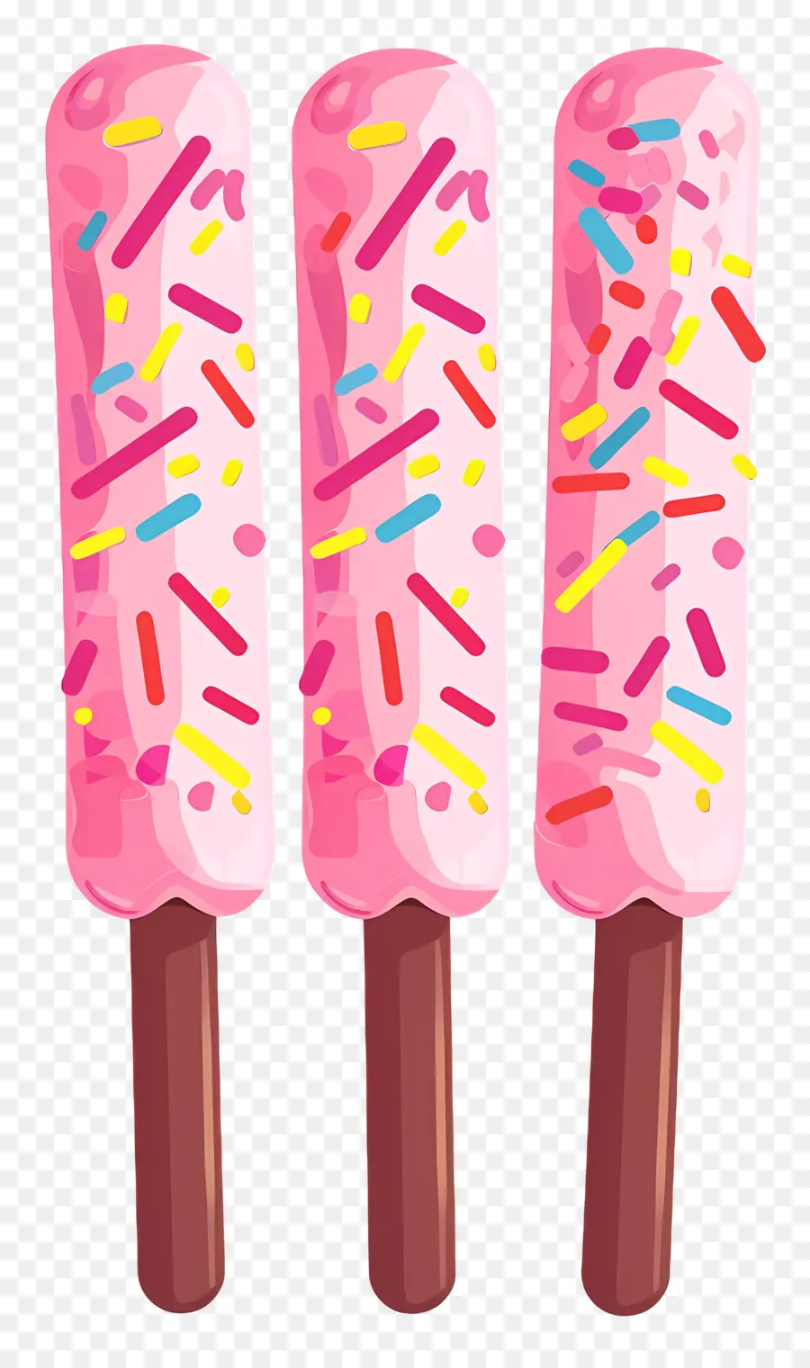 Palitos De Chocolate，Picolés Rosa PNG