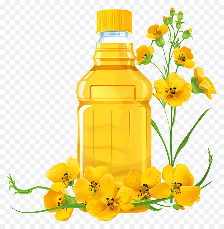 óleo De Canola，Garrafa De óleo PNG