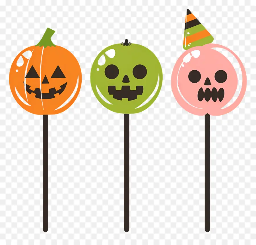 Pirulito De Halloween，Pirulitos De Halloween PNG