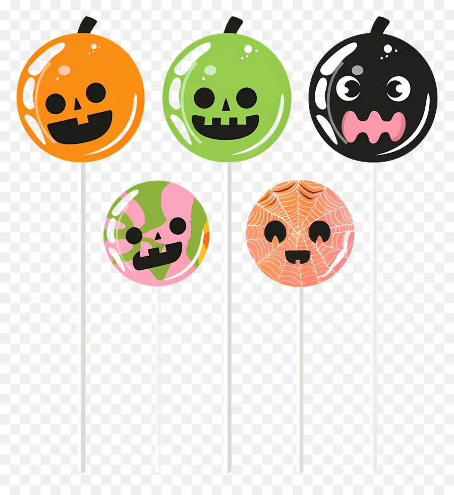 Pirulito De Halloween，Pirulitos De Halloween PNG