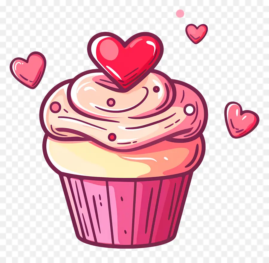 Cupcake Dos Namorados，Bolinho De Cereja PNG