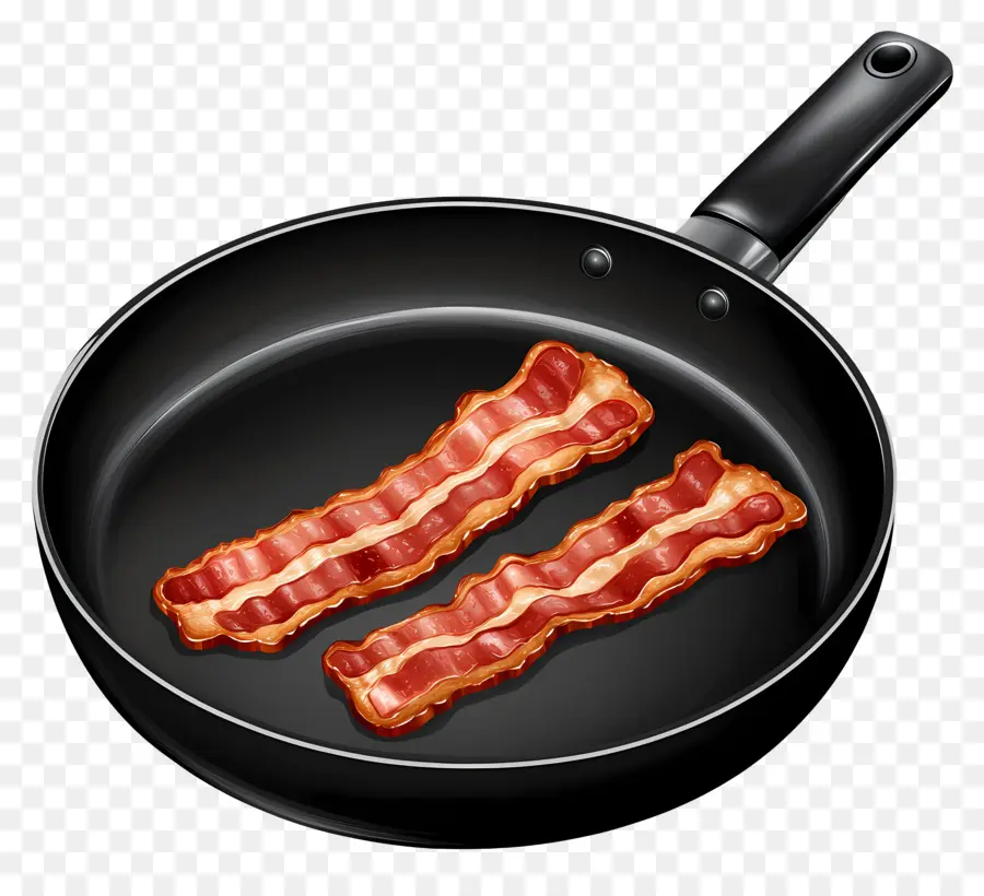 Bacon Frito，Bacon Na Panela PNG