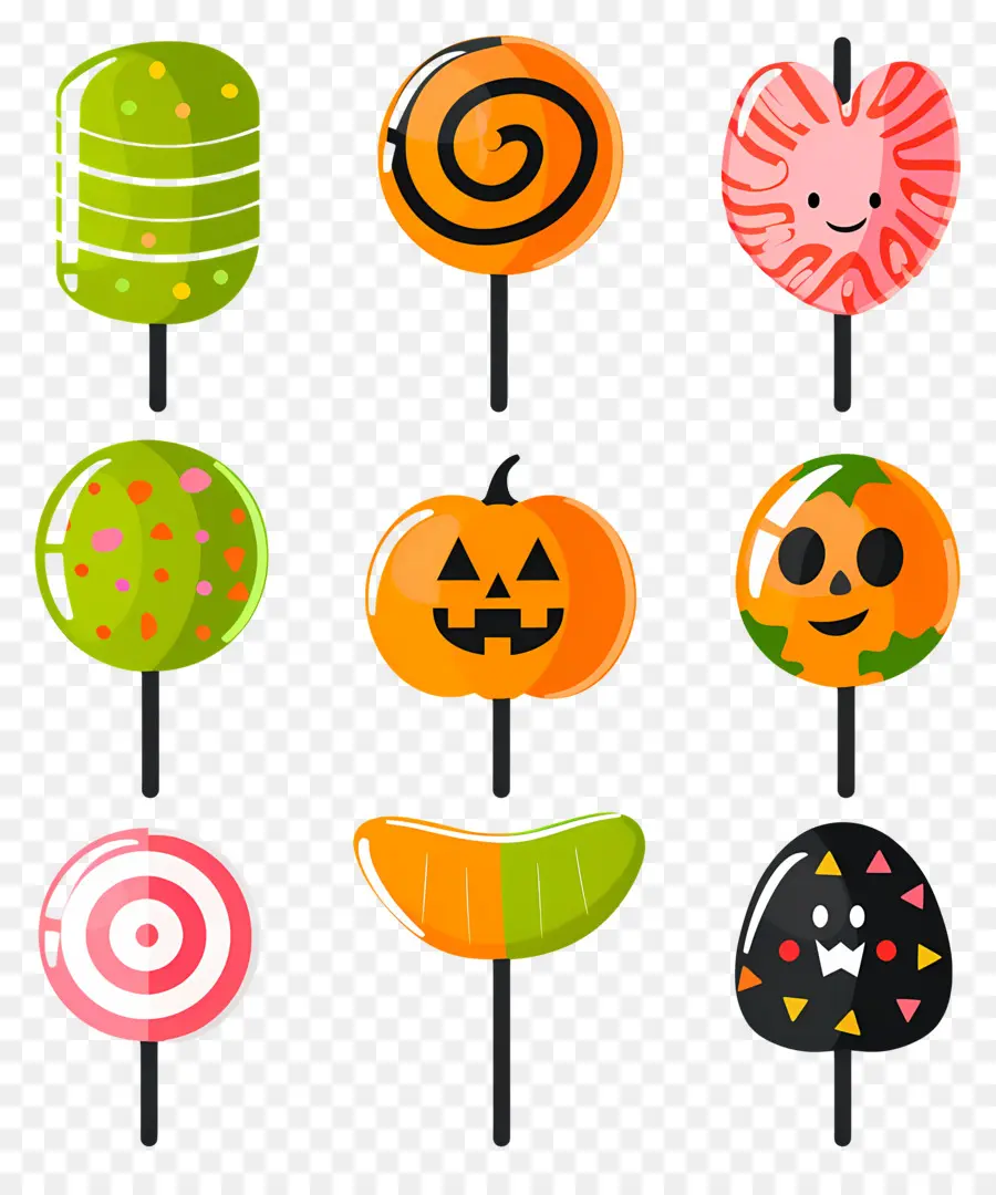 Pirulito De Halloween，Pirulitos De Halloween PNG