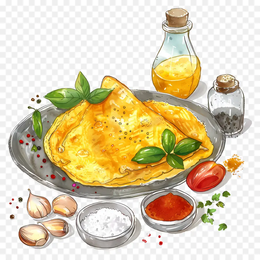 Omelete Espanhola，Omelete PNG