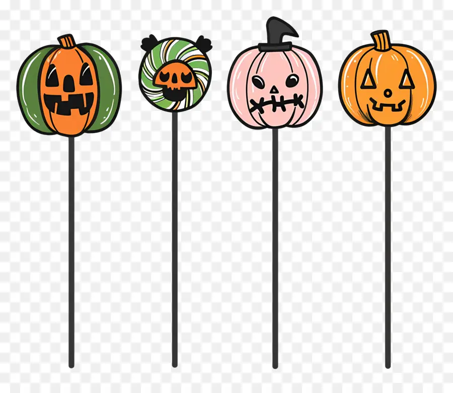 Pirulito De Halloween，Pirulitos De Halloween PNG