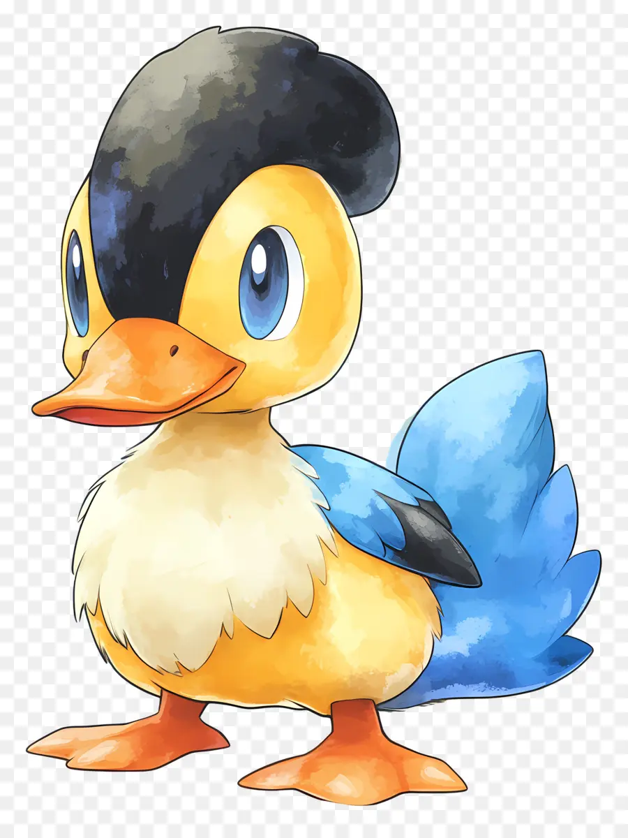 Pato De Desenho Animado，Pato Azul PNG