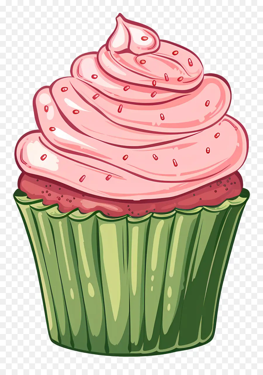 Cupcake Animado，Bolinho PNG