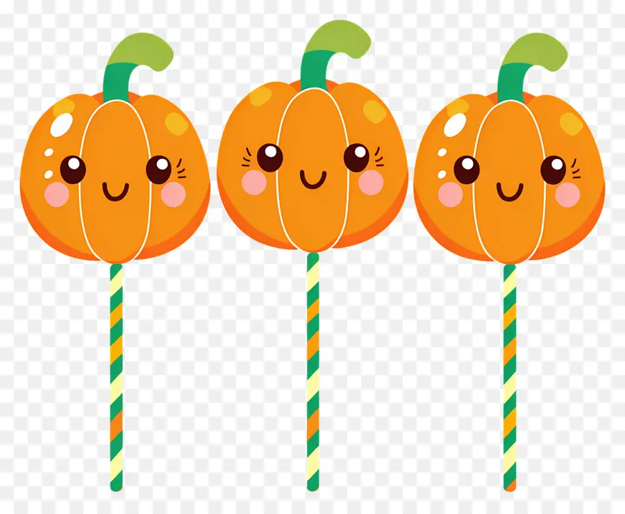 Pirulito De Halloween，Pirulitos De Abóbora PNG