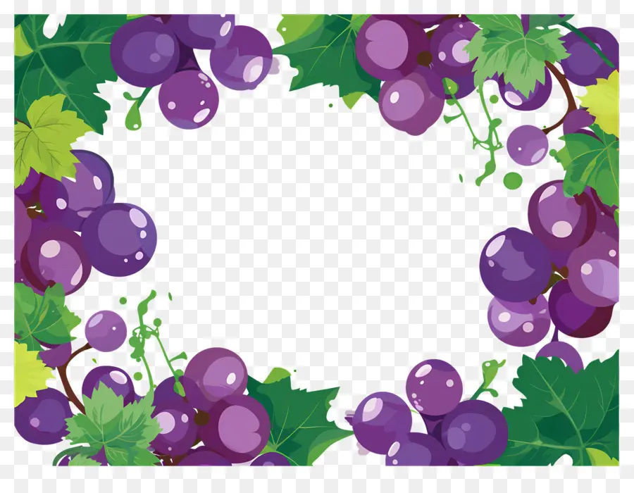 Borda De Uva，Quadro De Uvas PNG