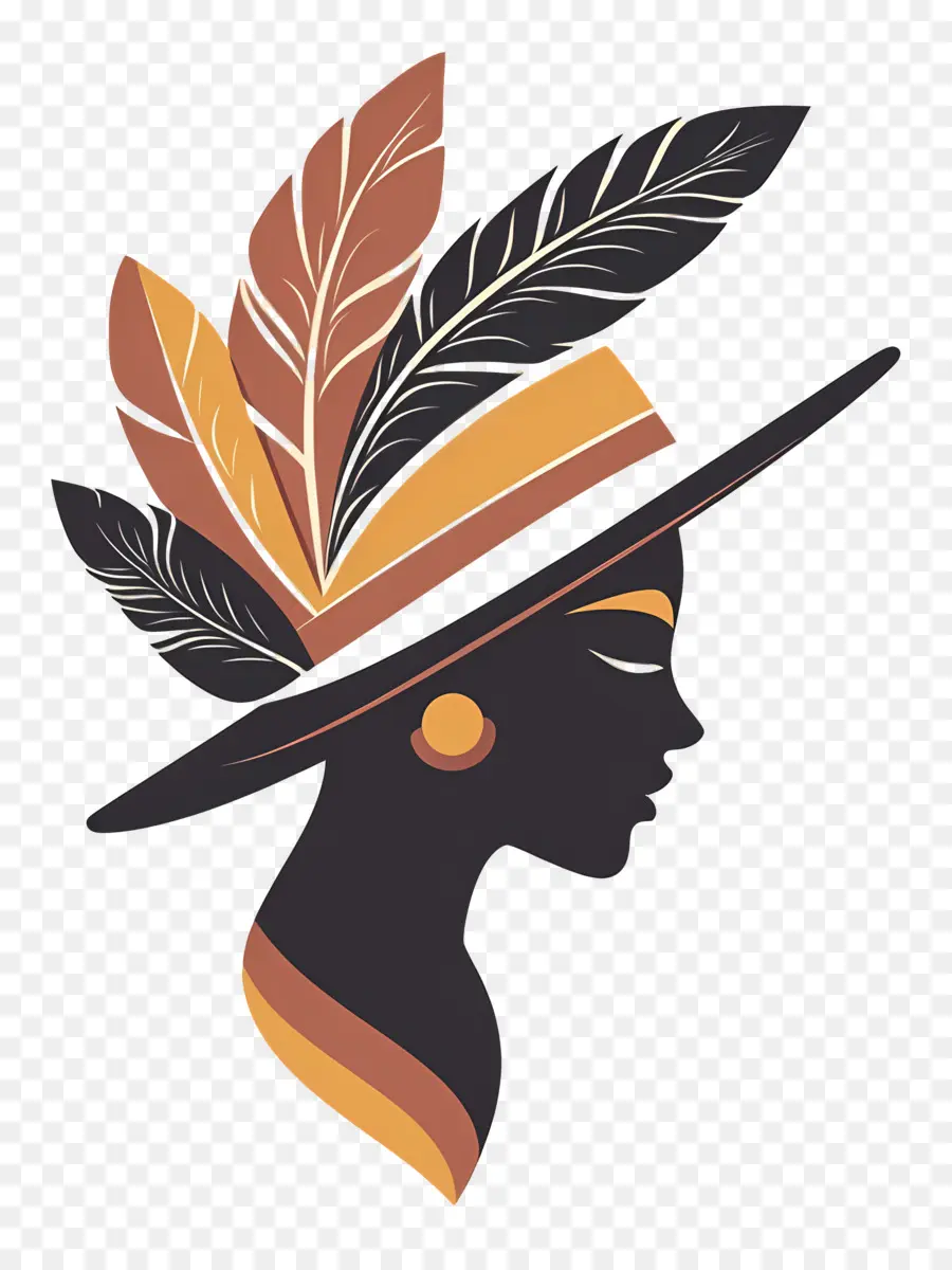 Logotipo Da Menina，Mulher Com Chapéu PNG