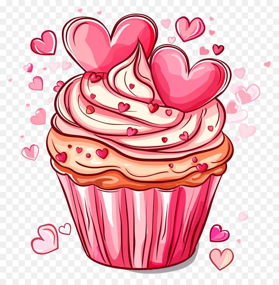 Cupcake Dos Namorados，Bolinho De Cereja PNG