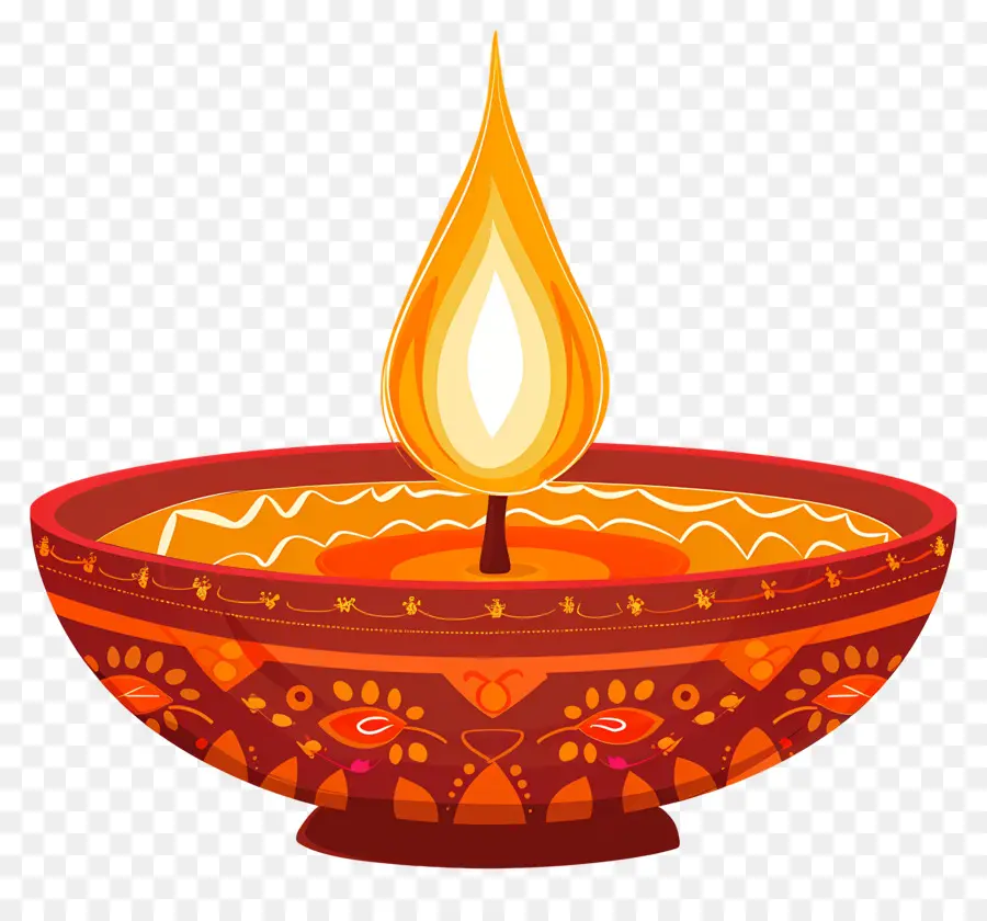 Diwali Diya，Lâmpada De óleo PNG