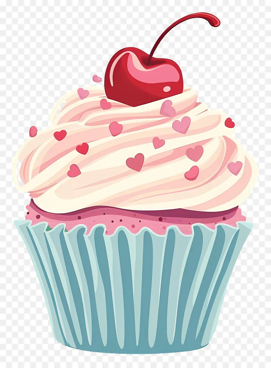 Cupcake Dos Namorados，Bolinho De Cereja PNG