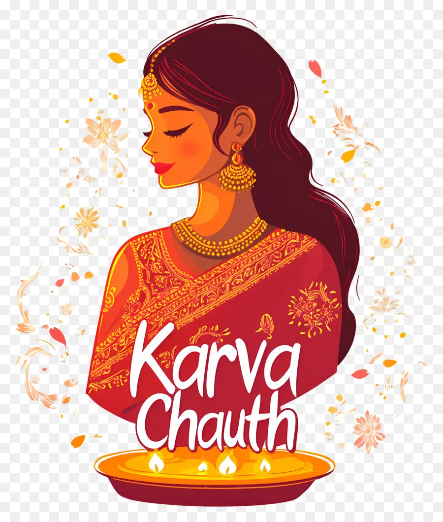 Karva Chauth，Mulher Karva Chauth PNG