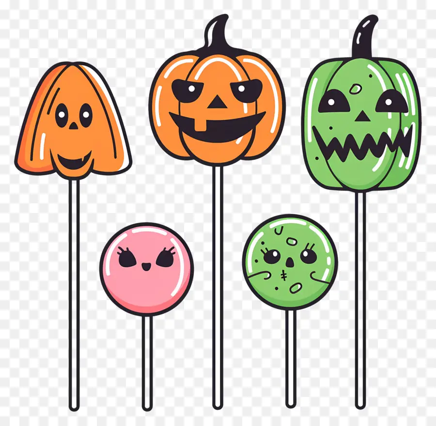 Pirulito De Halloween，Pirulitos De Halloween PNG