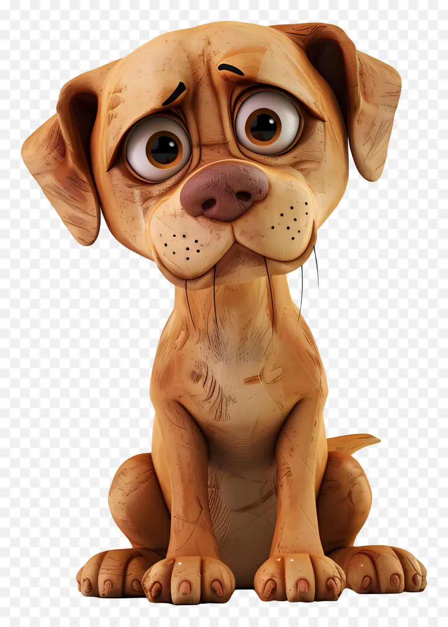 Cachorro 3d，Cachorro Triste PNG