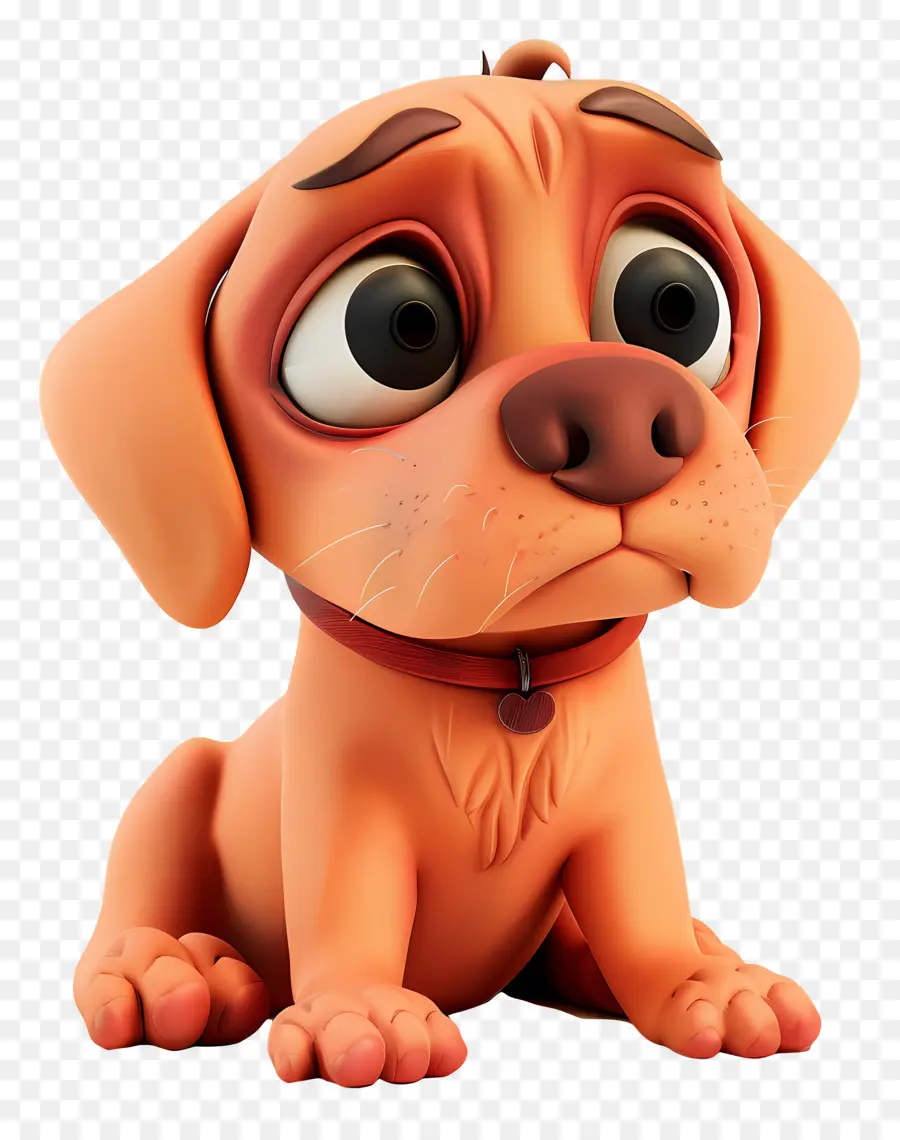 Cachorro 3d，Cachorro Sentado PNG