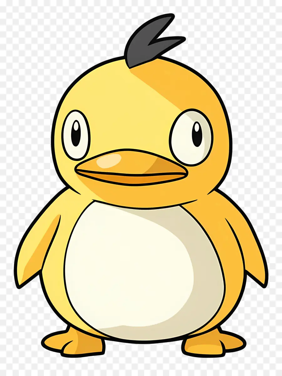 Pato De Desenho Animado，Pássaro Amarelo PNG